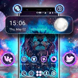 Abstract Lion Launcher Theme 아이콘